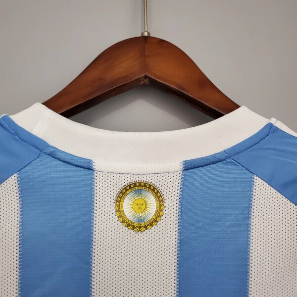 2010 World Cup Argentina Home Retro Jersey - Image 3