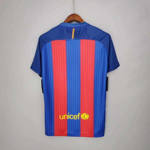 16-17 Barcelona Home Retro Jersey - Image 3