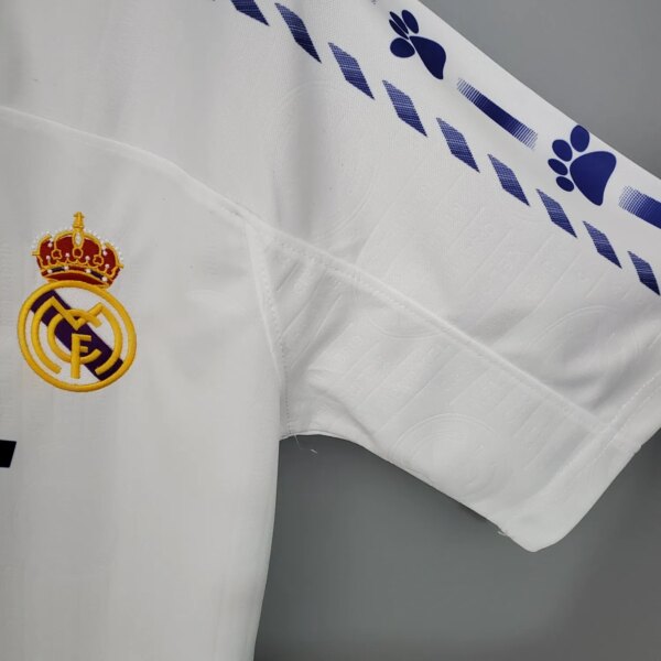 96-97 Real Madrid Home Retro Jersey - Image 3