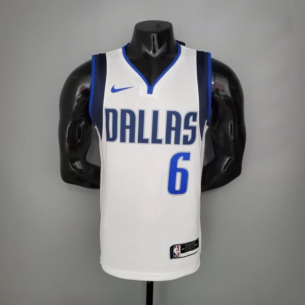 PORZINGIS#6 Mavericks home White NBA Jersey