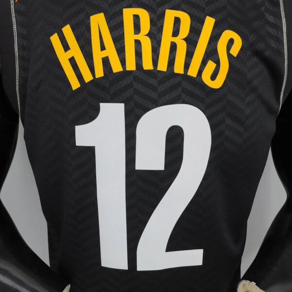 New Brooklyn Nets HARRIS#12 City Edition Black - Image 3
