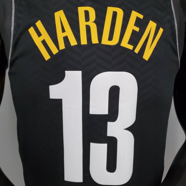 New Brooklyn Nets Harden #13 City Edition Black - Image 2
