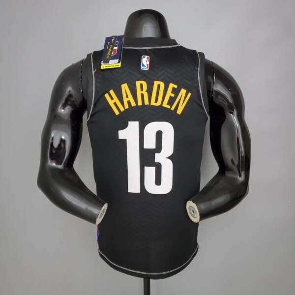 New Brooklyn Nets Harden #13 City Edition Black - Image 4