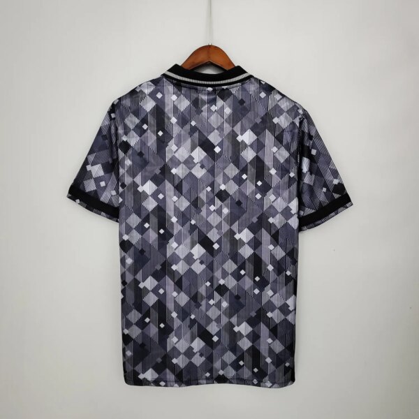 1990 England Retro black away fans version jersey - Image 3