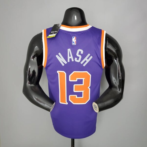 NASH#13 Phoenix Suns Purple NBA Jersey S-XXL - Image 3