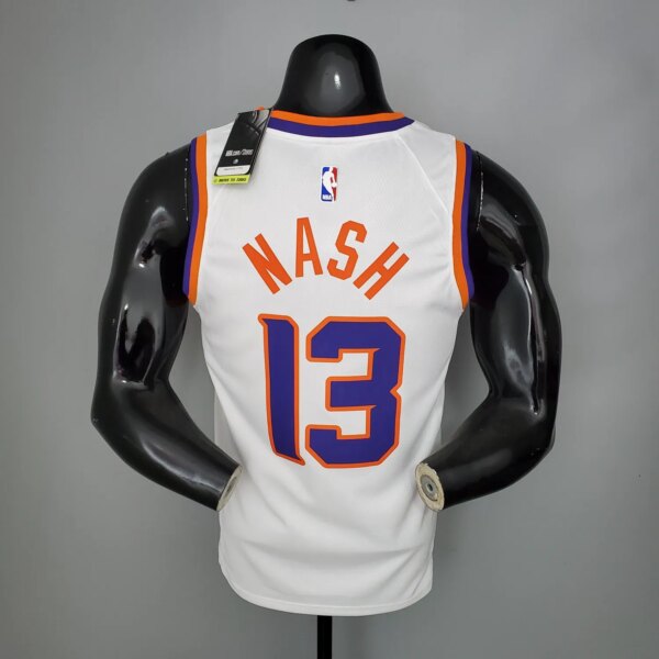 NASH#13 Phoenix Suns White NBA Jersey S-XXL - Image 3