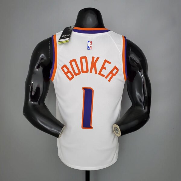 BOOKER#1 Phoenix Suns White NBA Jersey S-XXL - Image 3
