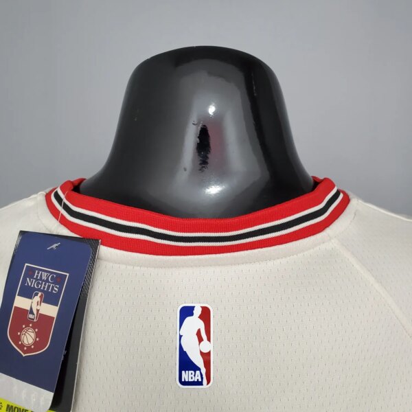 LILLARD#0 Portland Trail Blazers Beige NBA Jersey S-XXL - Image 2