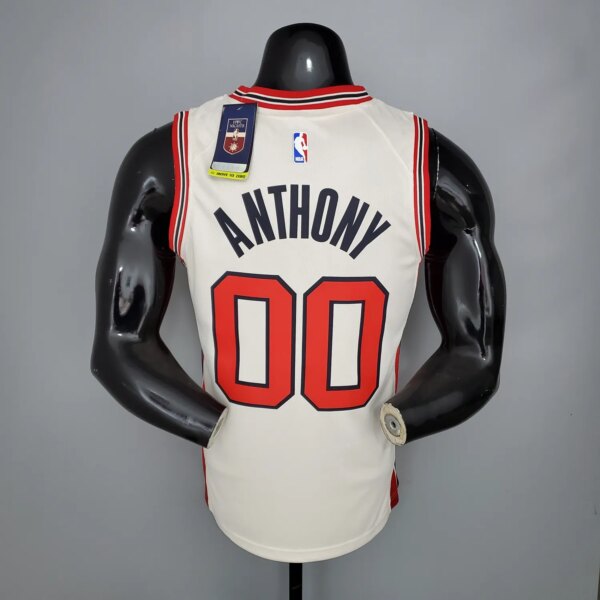 ANTHONY#00 Portland Trail Blazers Beige NBA Jersey S-XXL - Image 3