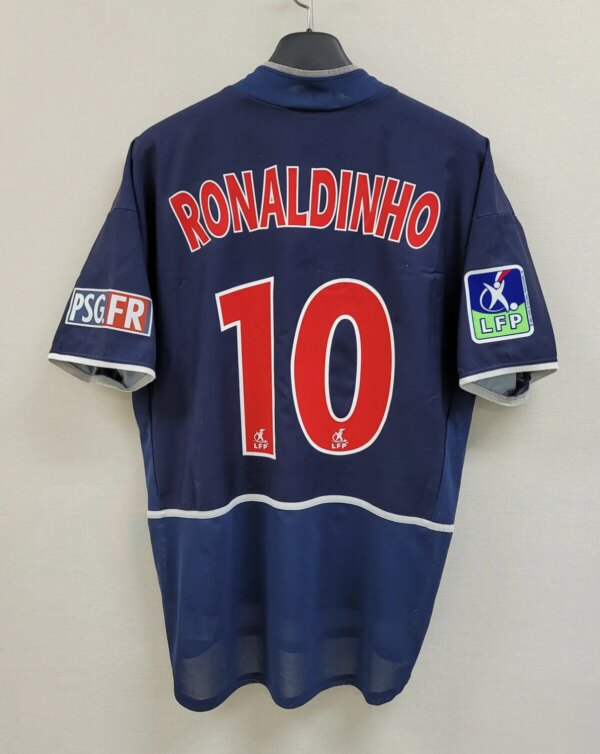 02-03 PSG Home Blue Retro Jersey - Image 5
