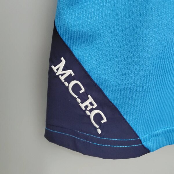 99-01 Manchester City Home Retro Jersey - Image 2