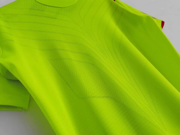 08-09 Lyonnais Green Retro Jersey - Image 3