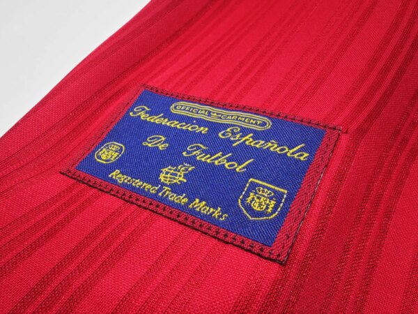 1996 Spain Home Retro Jersey - Image 2