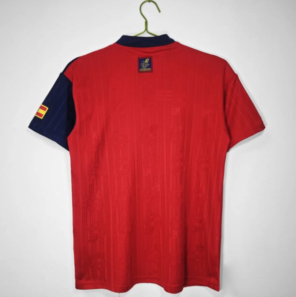 1996 Spain Home Retro Jersey - Image 3