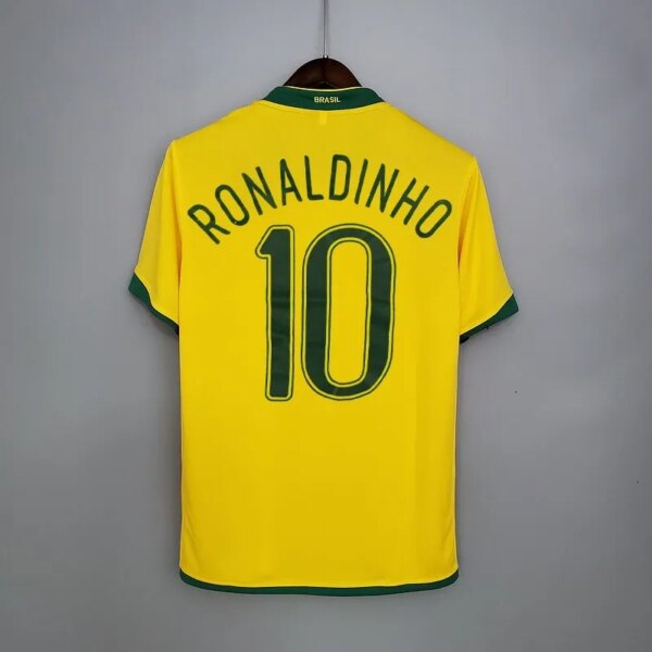 2006 Brazil Home Retro Jersey - Image 2