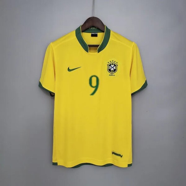2006 Brazil Home Retro Jersey - Image 4