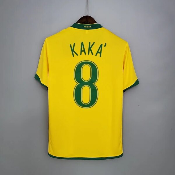 2006 Brazil Home Retro Jersey - Image 5