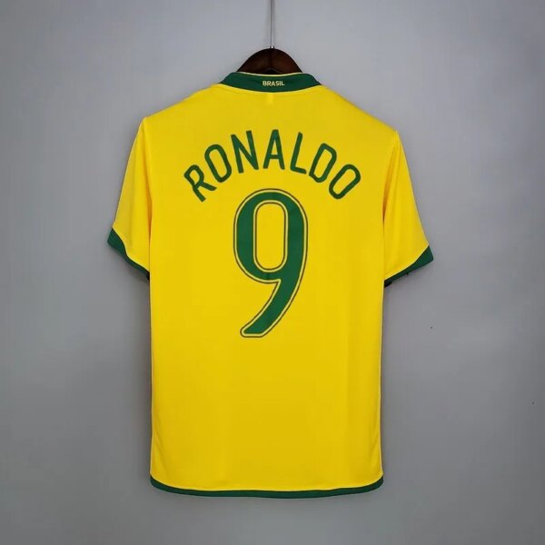 2006 Brazil Home Retro Jersey - Image 7