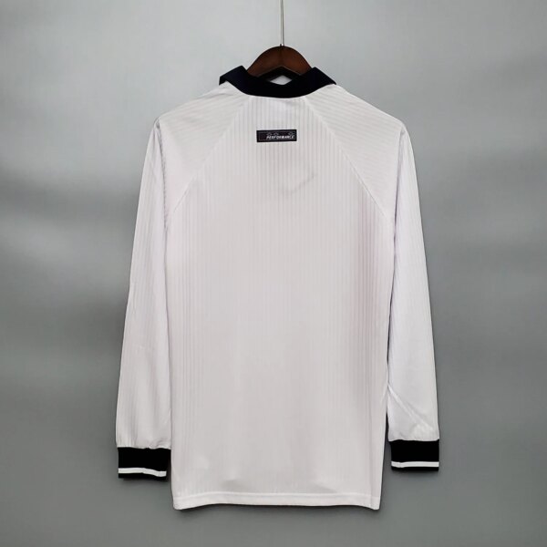 1998 England Home Long Sleeve Retro Jersey - Image 2
