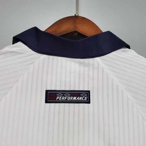 1998 England Home Long Sleeve Retro Jersey - Image 3