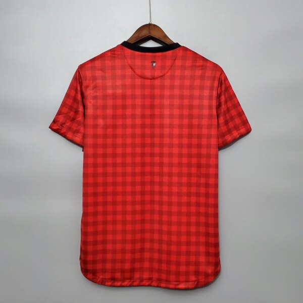 12-13 Manchester United Home Red Retro Jersey - Image 2
