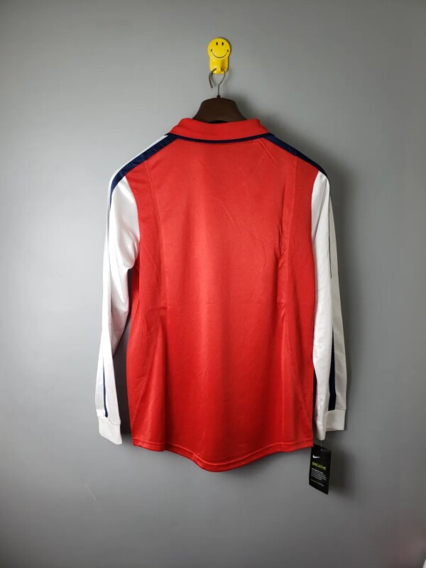 2000 Arsenal Home Long Sleeve Retro Jersey - Image 2