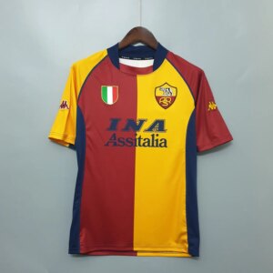 01-02 Roma Home Retro Jersey