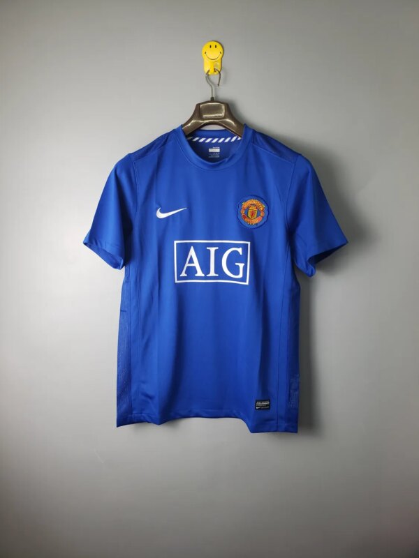 08-09 Manchester United Blue Retro Jersey