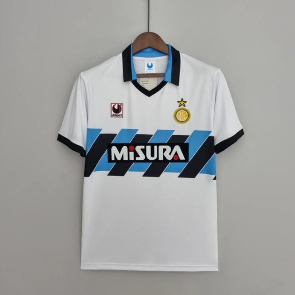 90-91 Inter Milan Away Retro Jersey