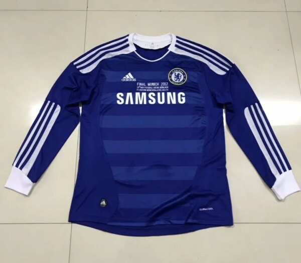 11-12 Chelsea Home Long Sleeve Retro Jersey