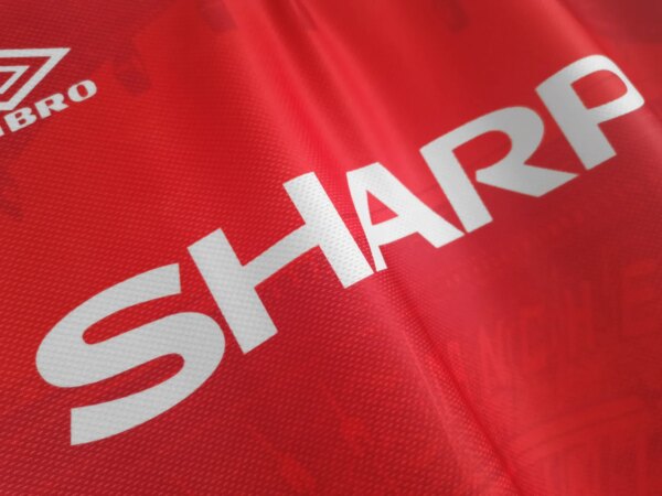94-96 Manchester United Home Retro Jersey - Image 2