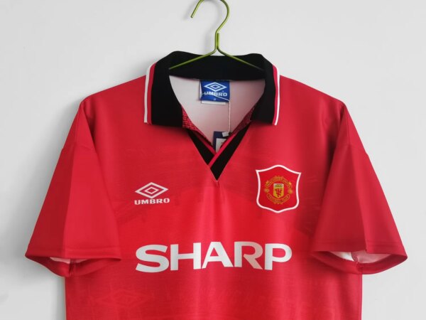 94-96 Manchester United Home Retro Jersey - Image 4