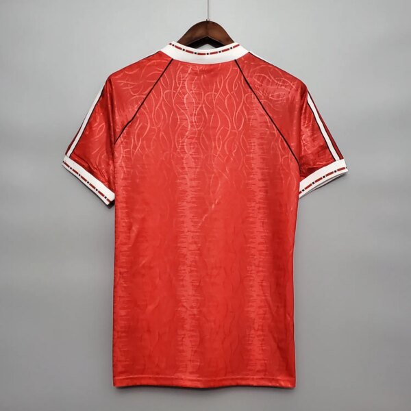 90-92 Manchester United Home Red Retro Jersey - Image 2