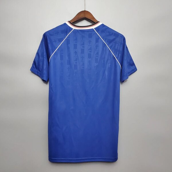 88-90 Manchester United Third Blue Retro Jersey - Image 2