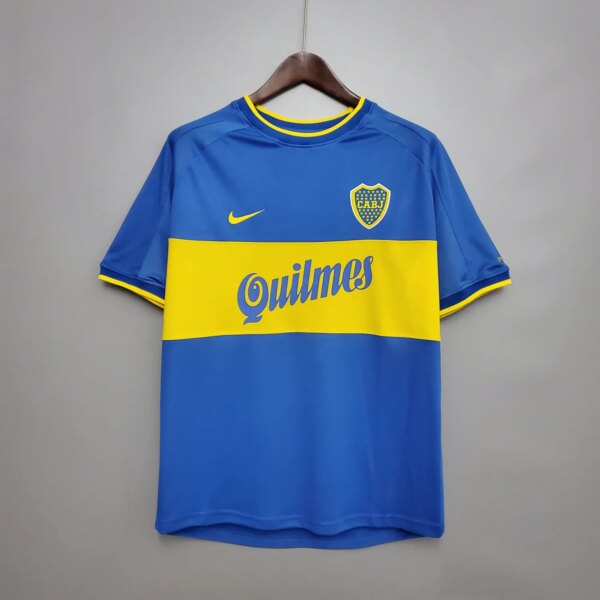 99-00 Boca Juniors Home Retro Jersey