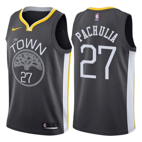 Golden State Black Hot Pressed Jersey - Image 7