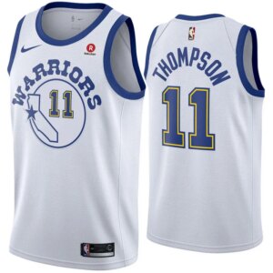 Golden State Retro White Hot Pressed Jersey