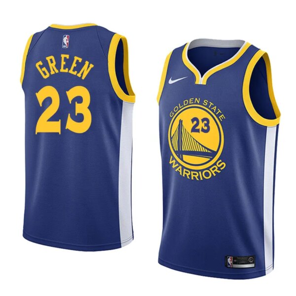 Golden State Blue Hot Pressed Jersey - Image 2