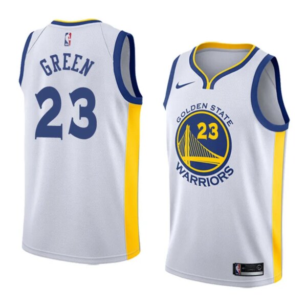 Golden State White Hot Pressed Jersey - Image 2