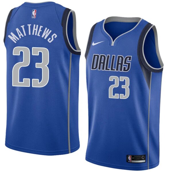 Dallas Mavericks Blue Hot Pressed Jersey - Image 4