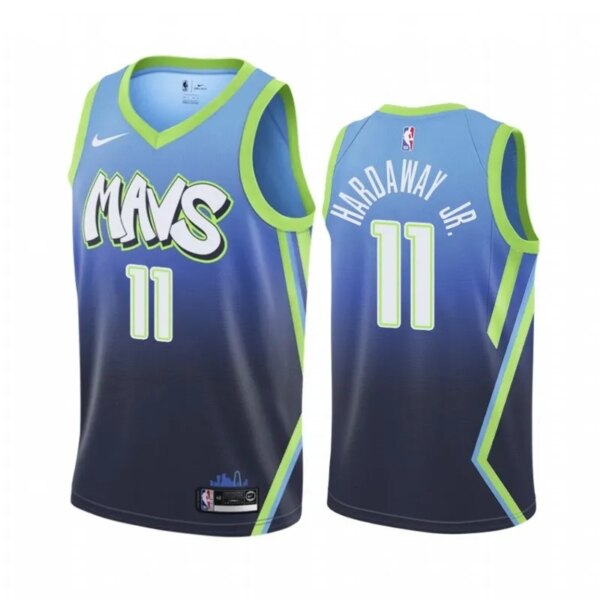 Dallas Mavericks Gradient Blue  Jersey - Image 8