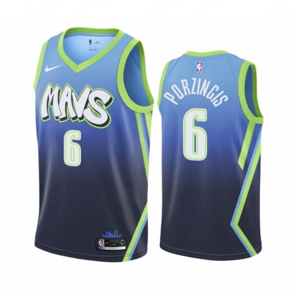 Dallas Mavericks Gradient Blue  Jersey - Image 9