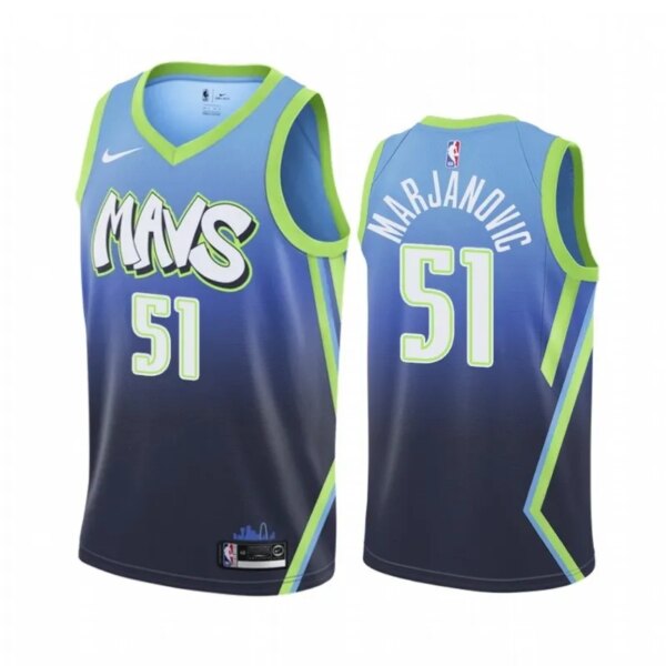 Dallas Mavericks Gradient Blue  Jersey - Image 10