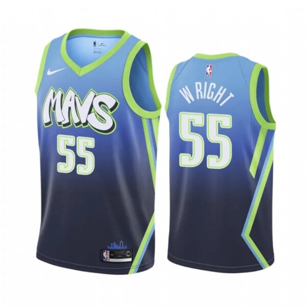 Dallas Mavericks Gradient Blue  Jersey - Image 12