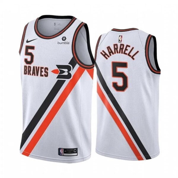 L.A. Clippers  Retro White Jersey - Image 7