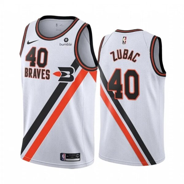 L.A. Clippers  Retro White Jersey - Image 11