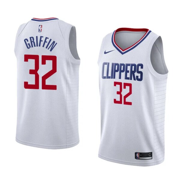 L.A. Clippers  White Jersey - Image 4