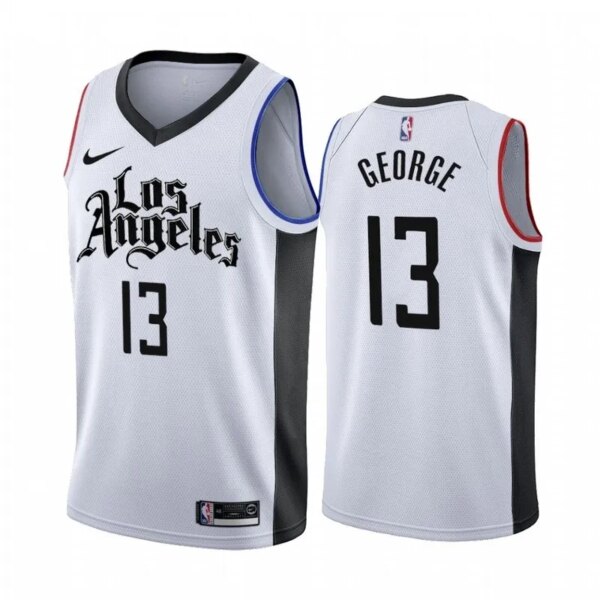 L.A. Clippers 19-20 White Jersey - Image 5