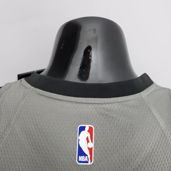 Nets Simmons #10 Flyer Grey NBA Jersey - Image 4