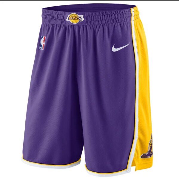 Lakers Violet V-Neck Hot Pressed Jersey - Image 13